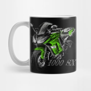 1000 SX Scribble Art Mug